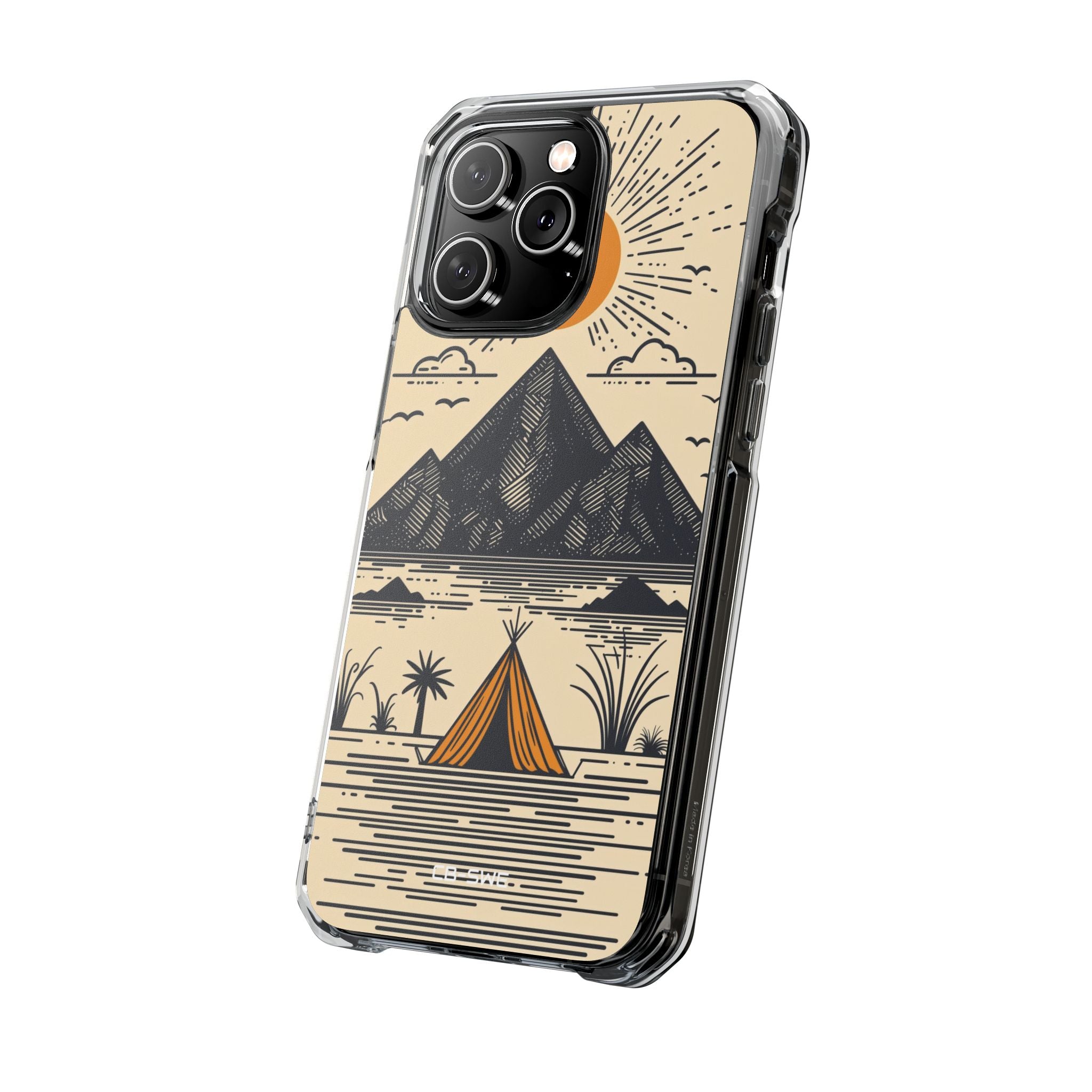 Golden Tent Awaits iPhone Case - Impact