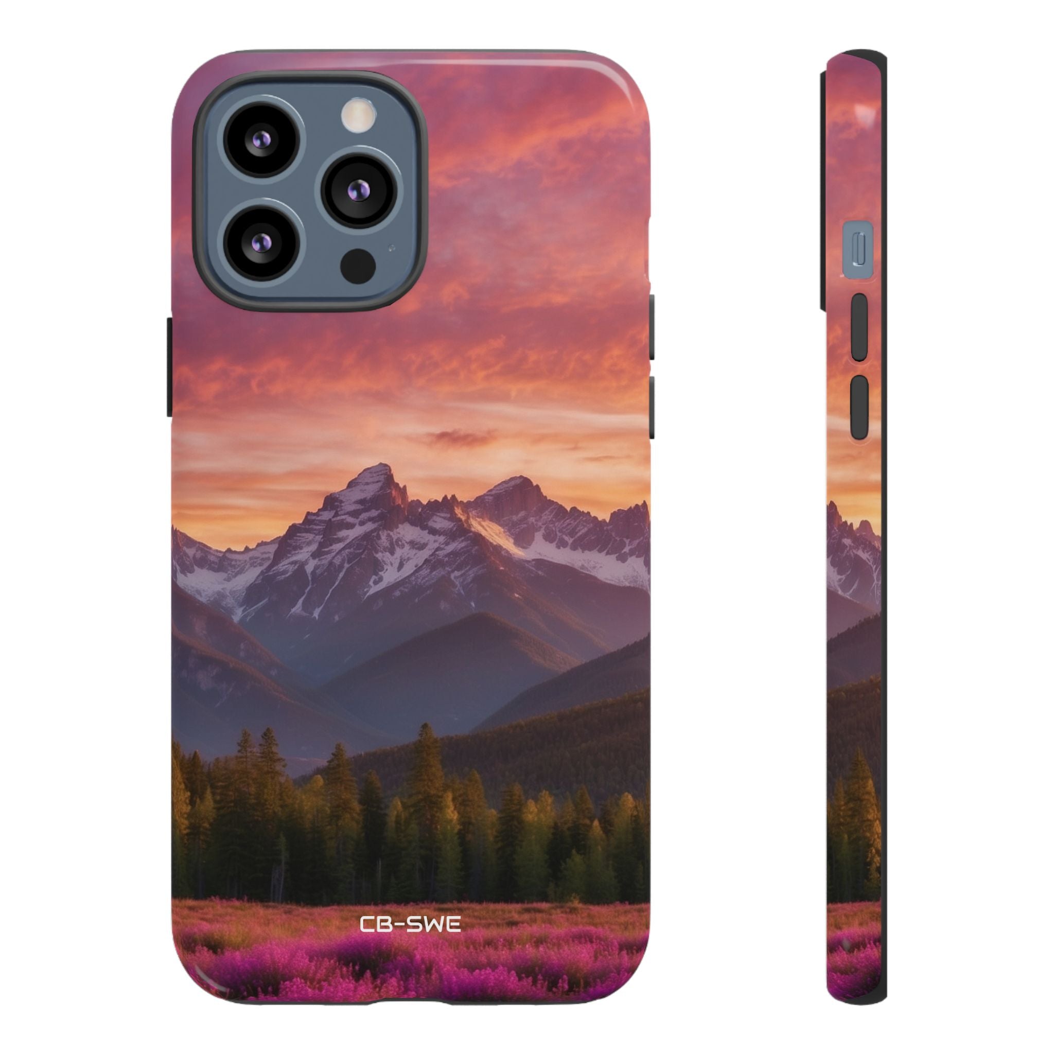 Mountain Peaks Glow - iPhone Case