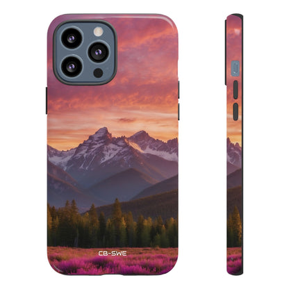 Mountain Peaks Glow - iPhone Case