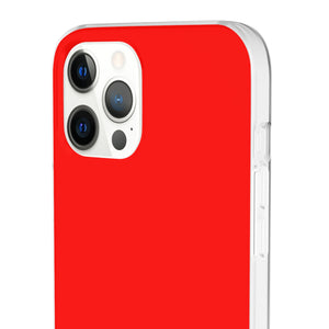 Candy Apple Red | Handyhülle für iPhone (Flexible Hülle) 