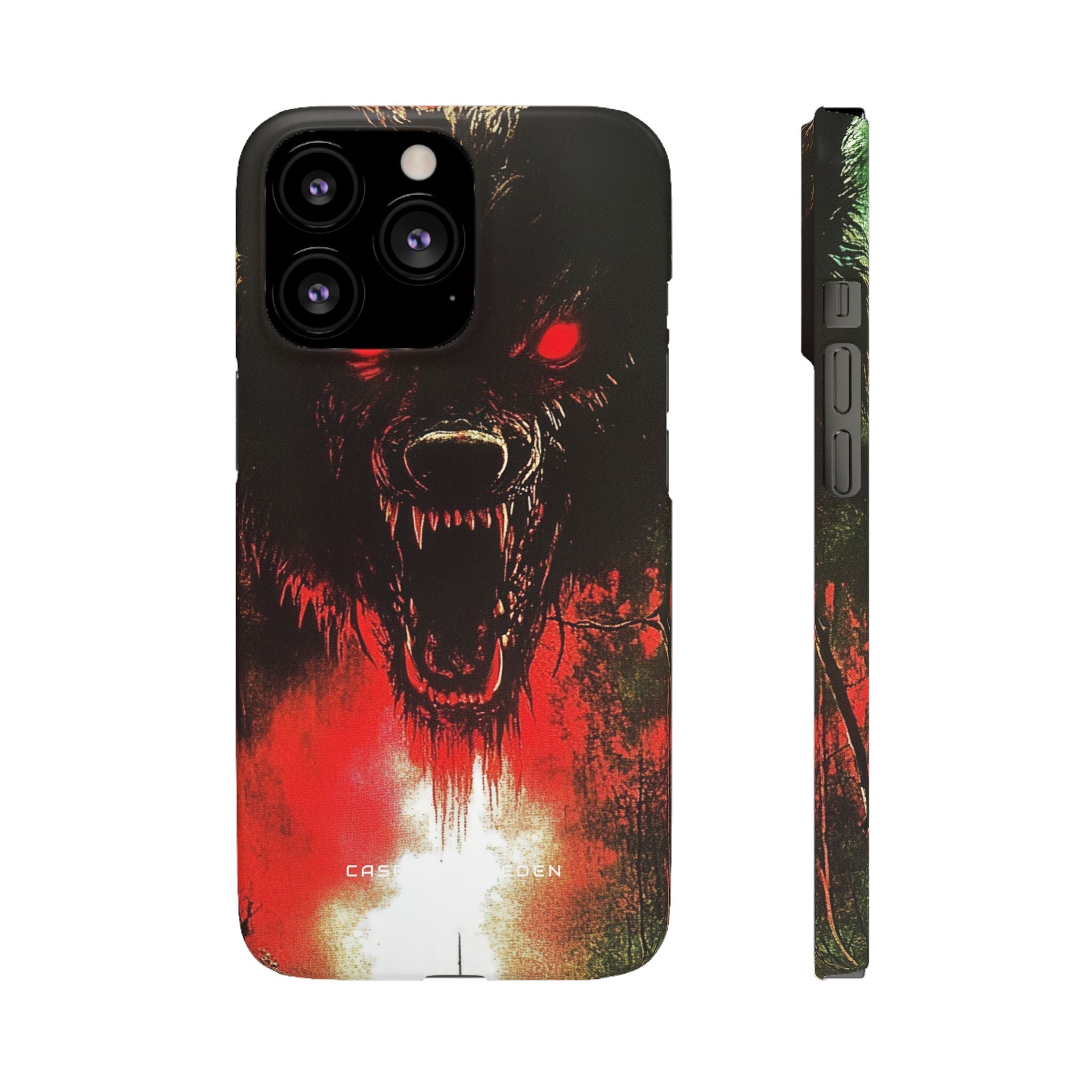 Bloodmoon Wolf's Lament iPhone 13 - Slim Phone Case