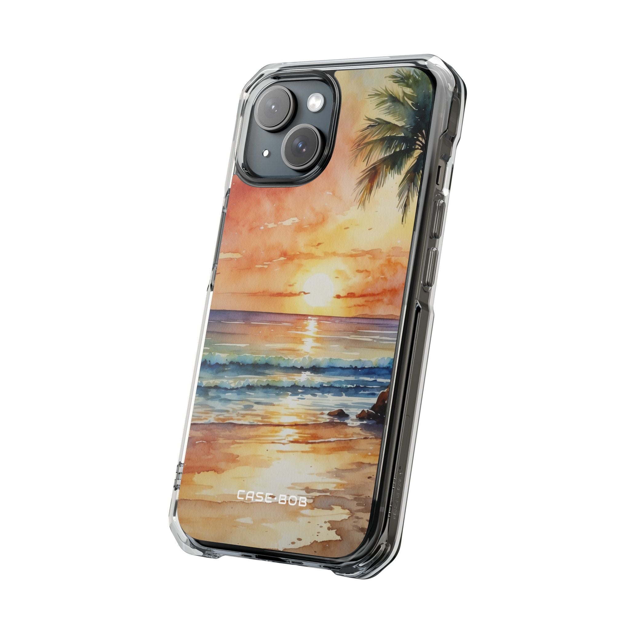 Sunset Palm iPhone 15 Case - Impact