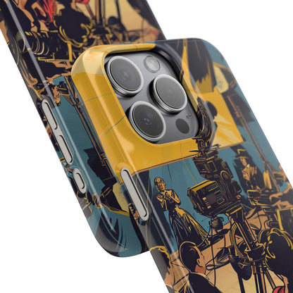 Golden Era Cinematic Spotlight iPhone 15 - Slim Phone Case