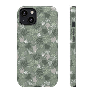 Jungle Green Leaf - Protective Phone Case