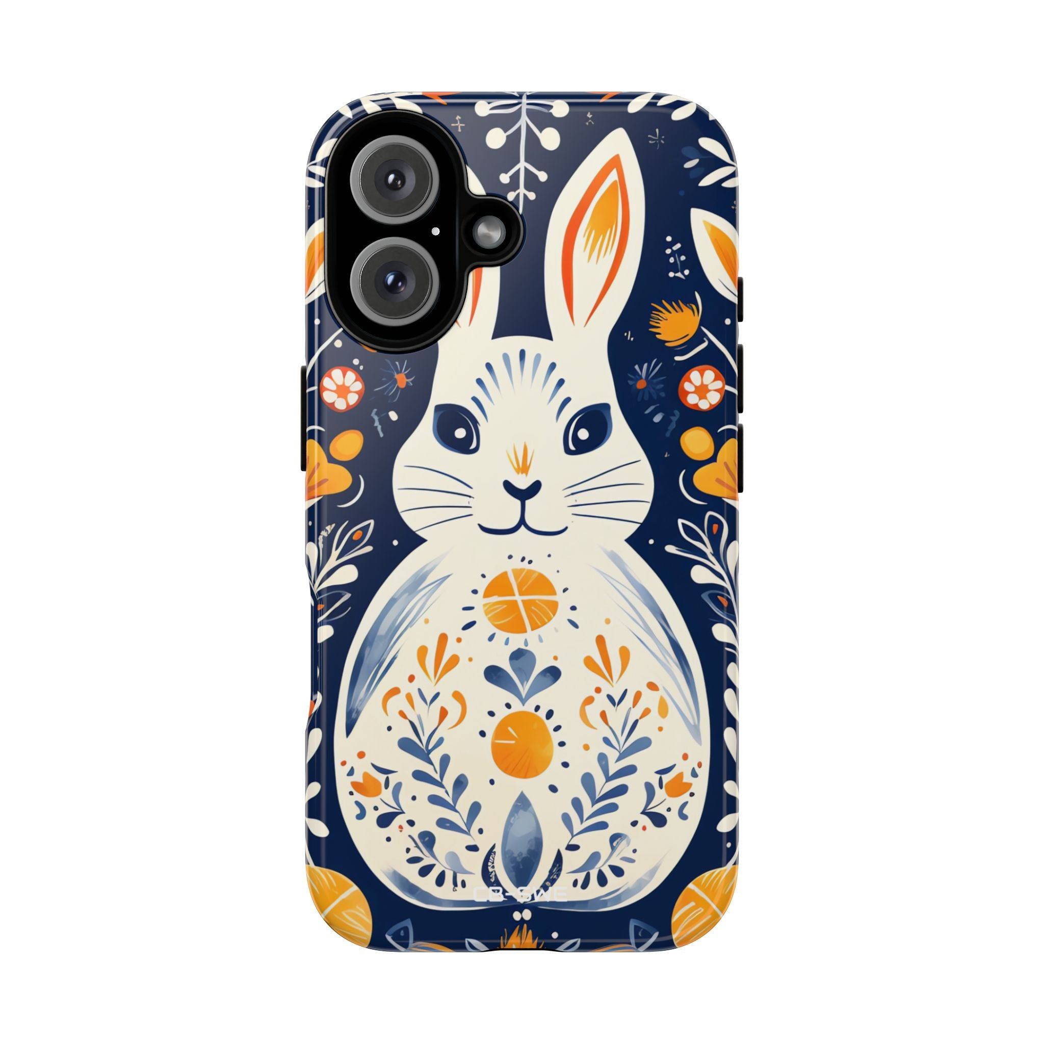 Floral Rabbit Joy - iPhone Case