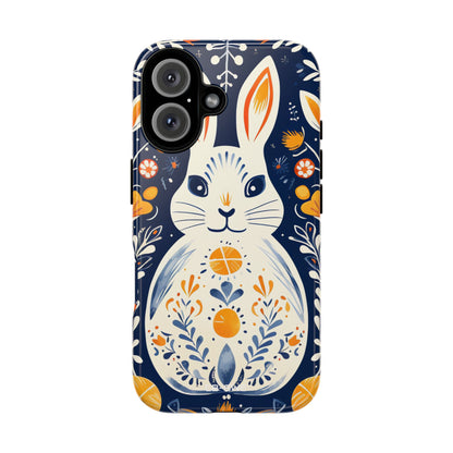 Floral Rabbit Joy - iPhone Case