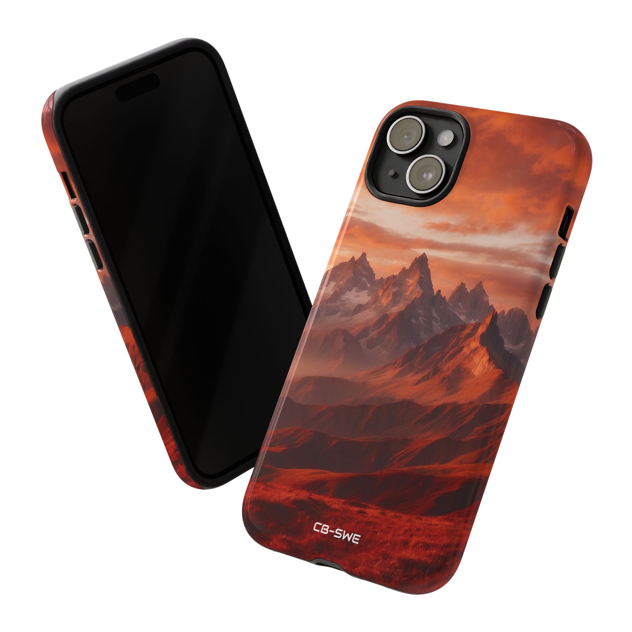 Mountain Peaks Glowing - iPhone Case