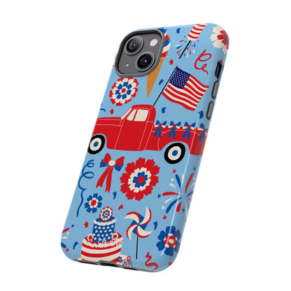 Festive Truck Parade - iPhone Case