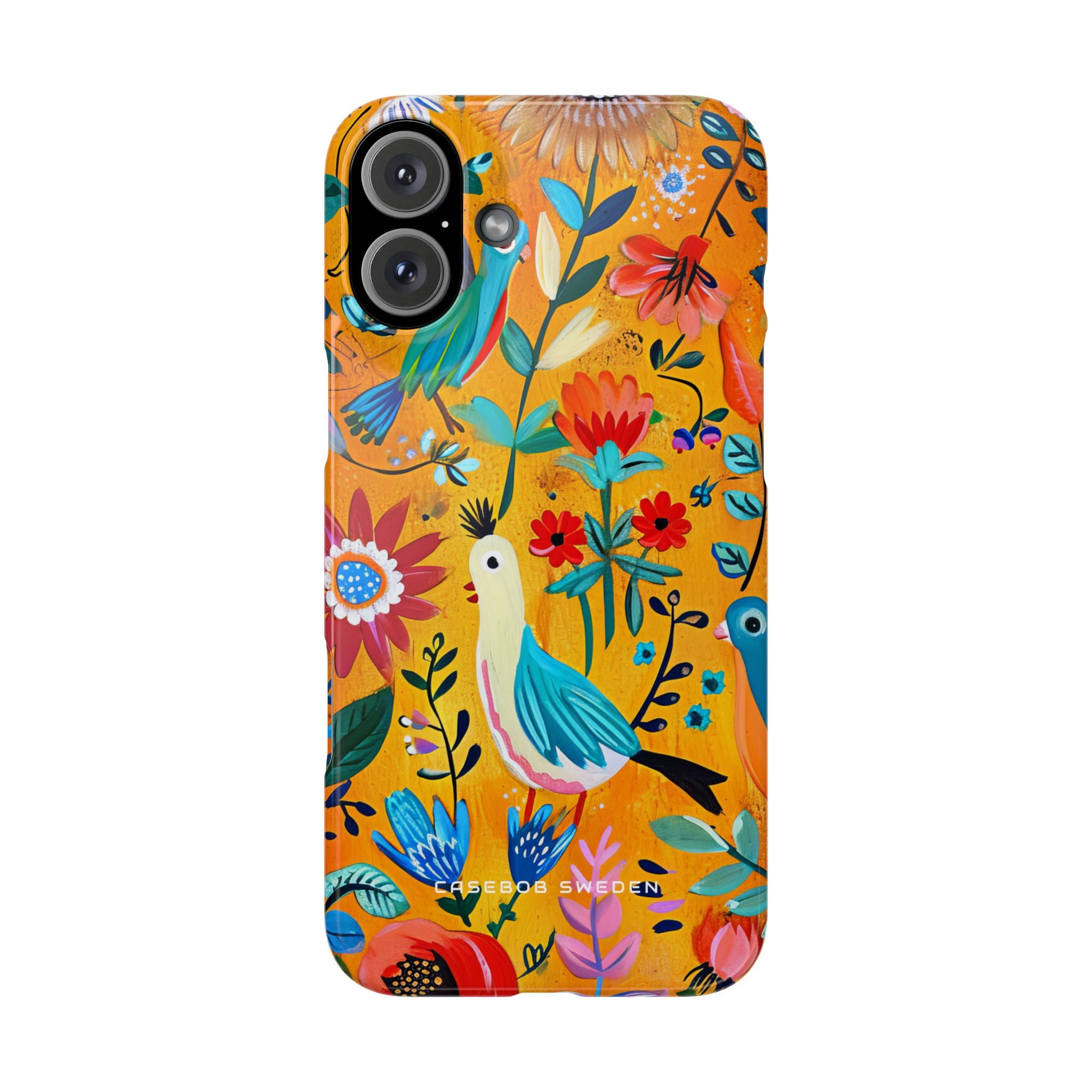 Whimsical Vintage Nature Harmony iPhone 16 - Slim Phone Case