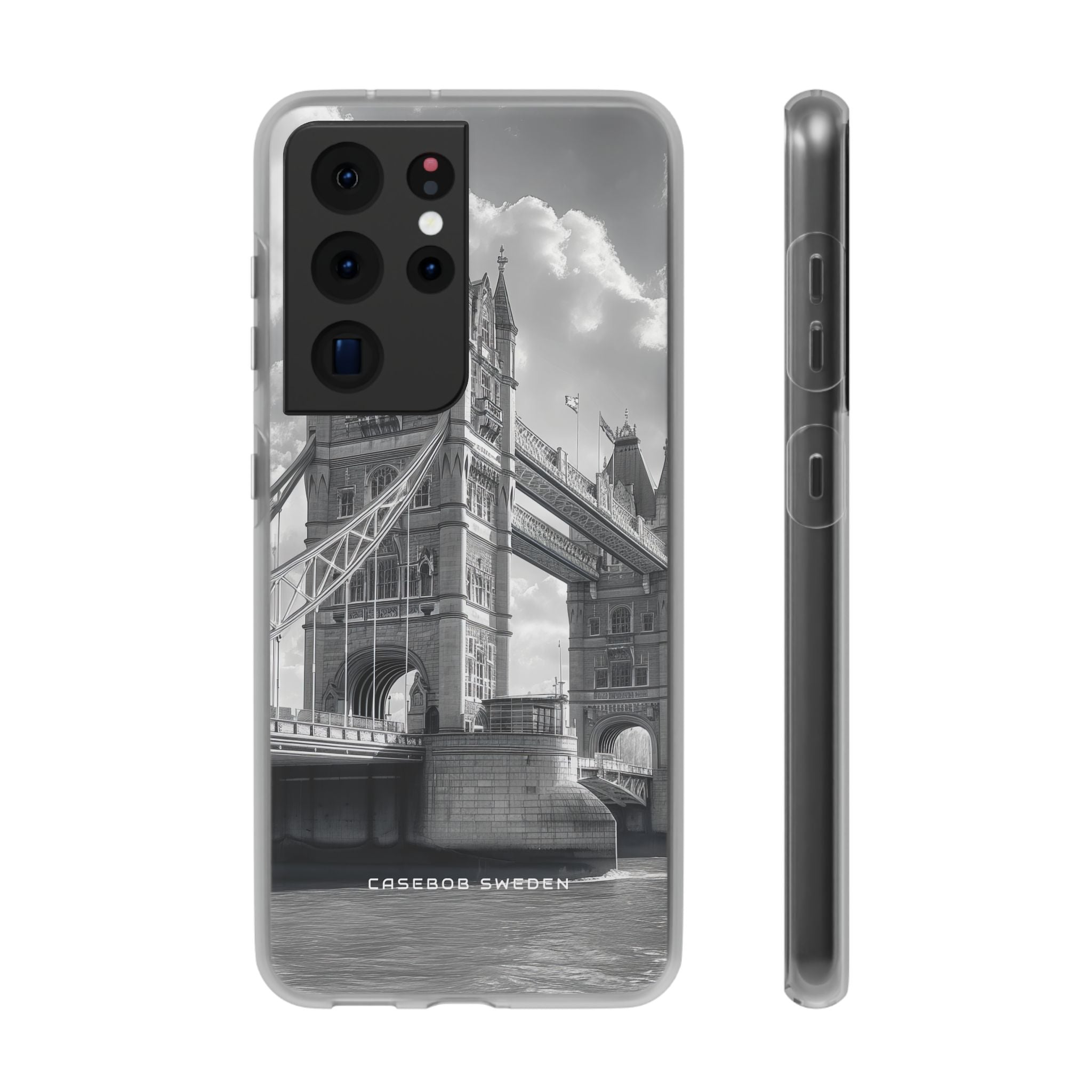 Tower Bridge Monochrome Architecture Study Samsung S21 - Flexi Phone Case