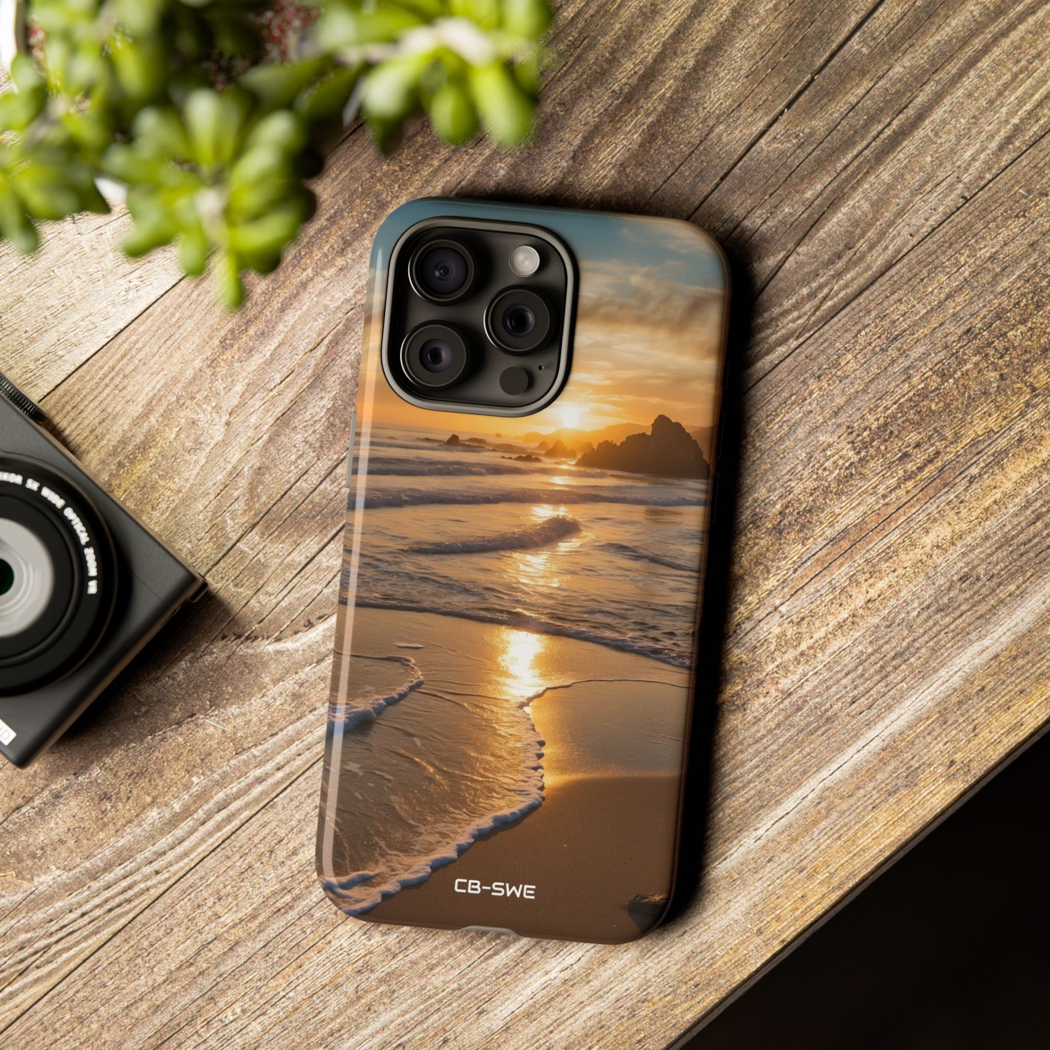 Waves Embrace Shore - iPhone Case