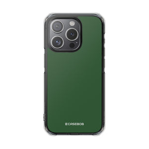 Hunter Green | Phone Case for iPhone (Clear Impact Case - Magnetic)