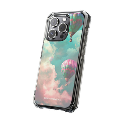 Pastel Balloon Adventure - Clear Impact iPhone 15 Phone Case