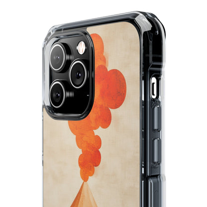 Erupting Heat Waves iPhone Case - Impact