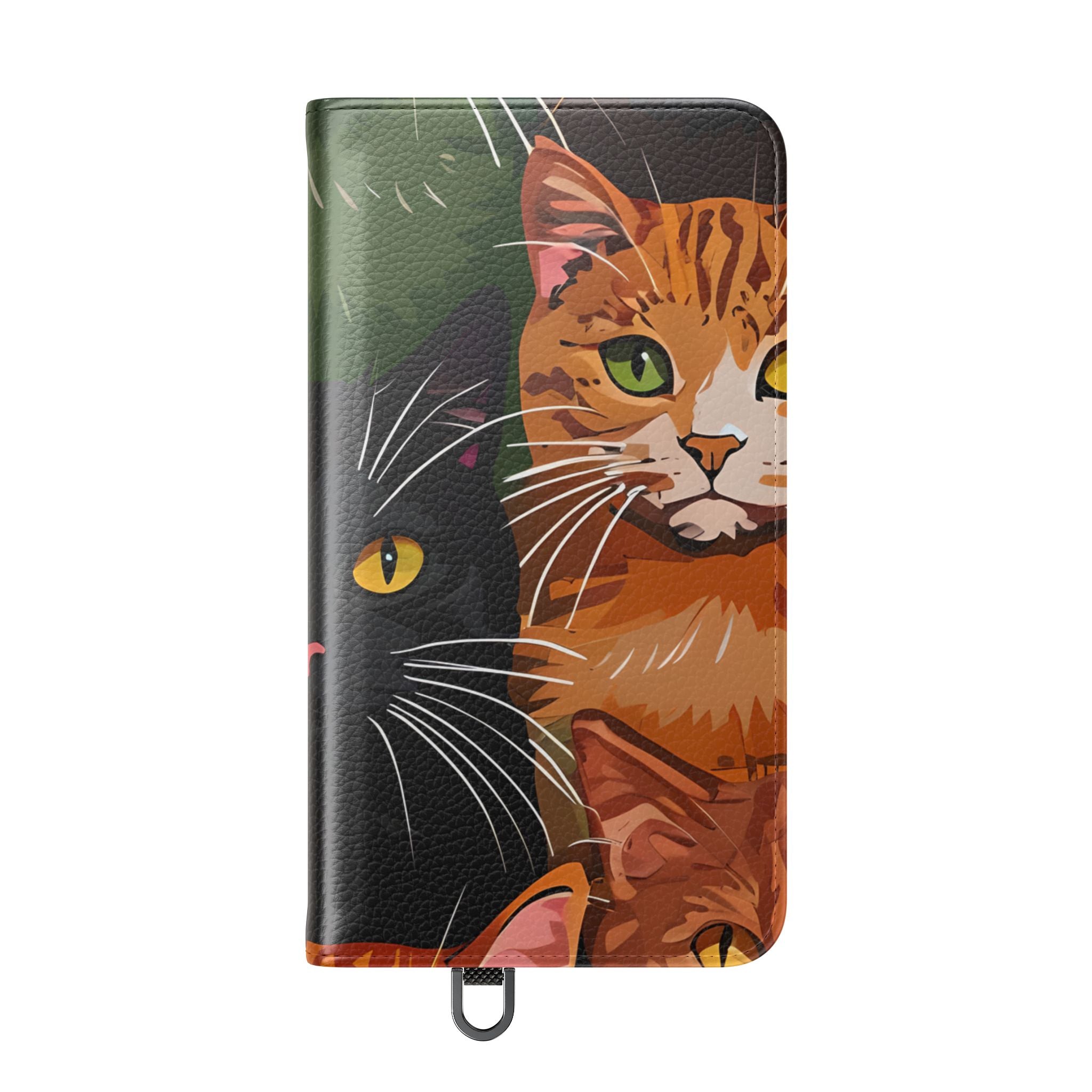 Kissa Ruutu Neon - Samsung S24 Case - Lompakko