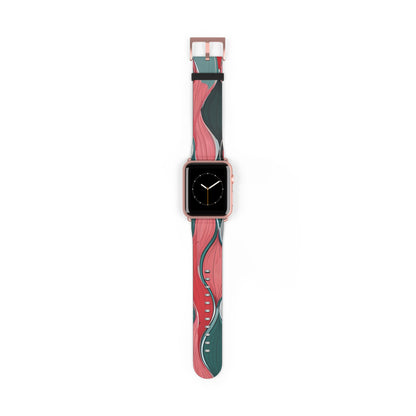 Leaf Spiral Pink - Watch Band