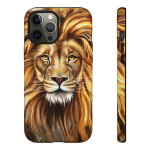 Lion head Digital Painting - Protective Phone Case