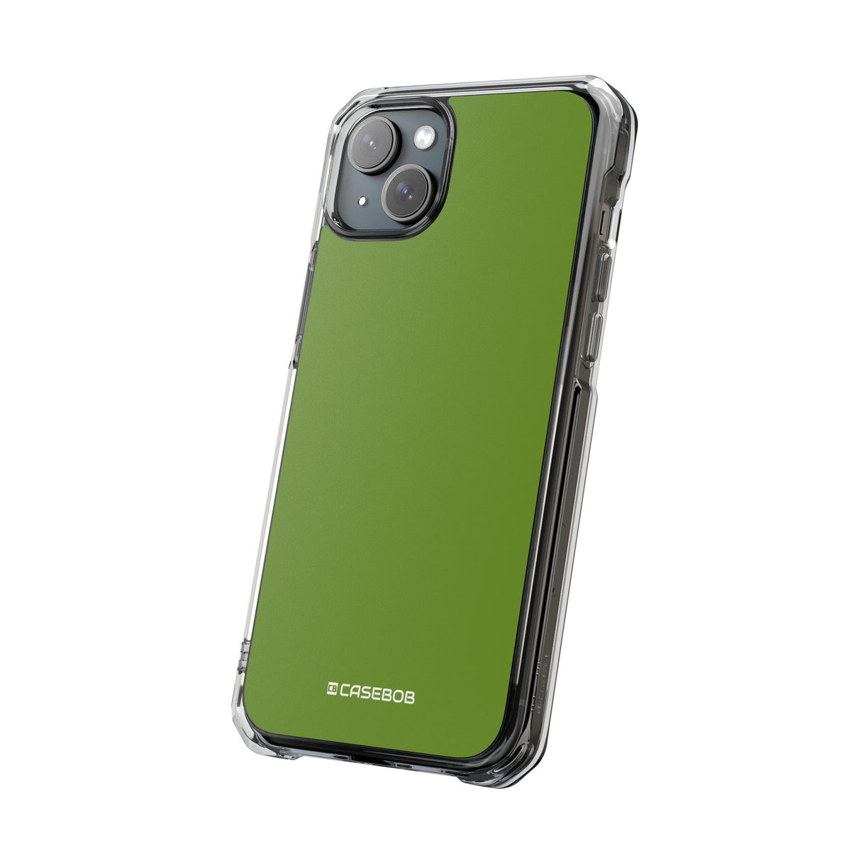 Olive Drab | Phone Case for iPhone (Clear Impact Case - Magnetic)