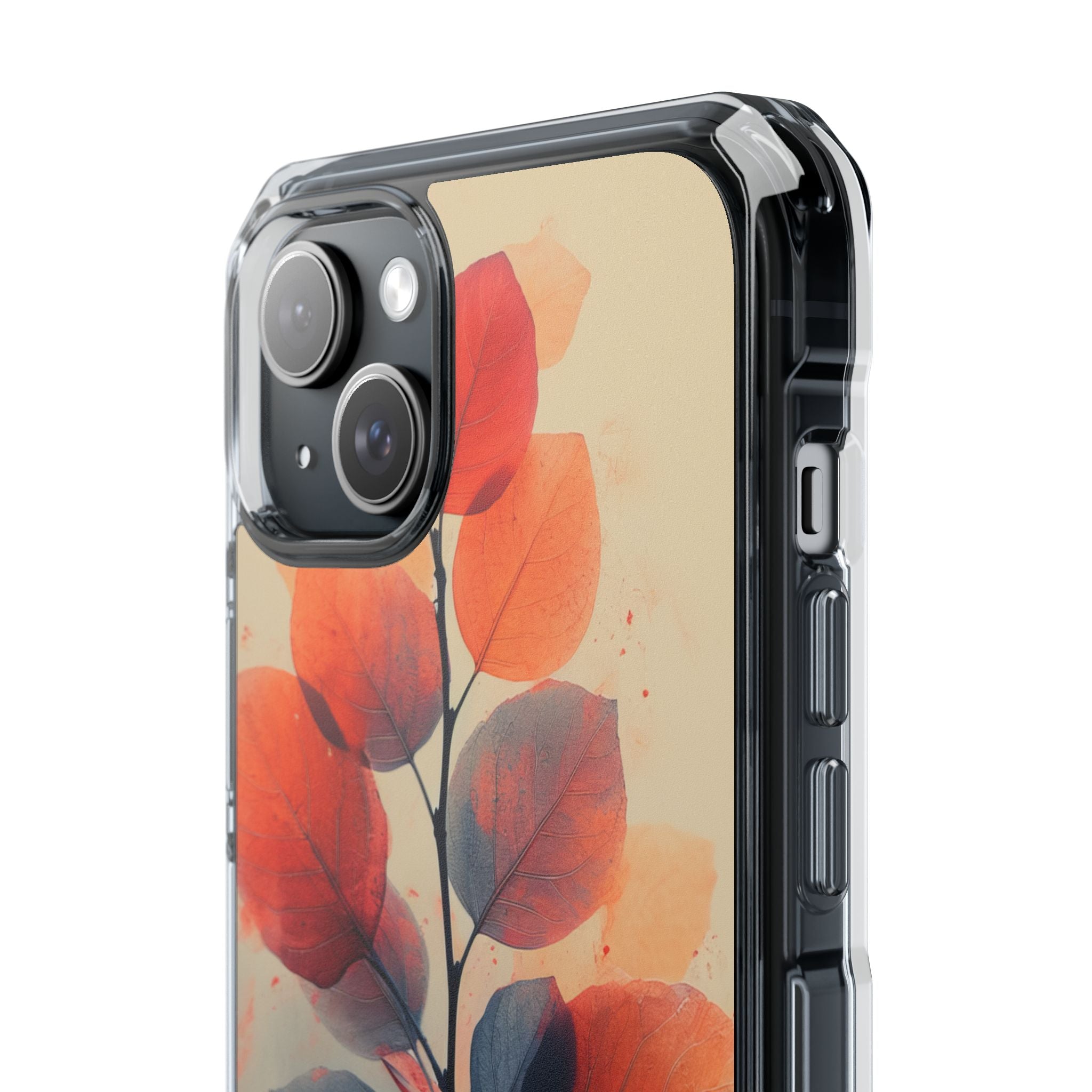 Ethereal Leaf Harmony iPhone 15 - Clear Impact Phone Case