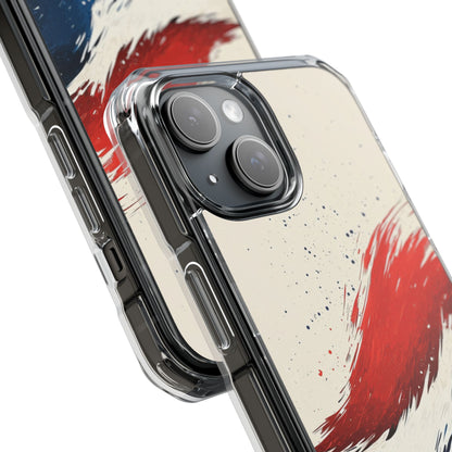Crimson Sweep iPhone 15 Case - Impact