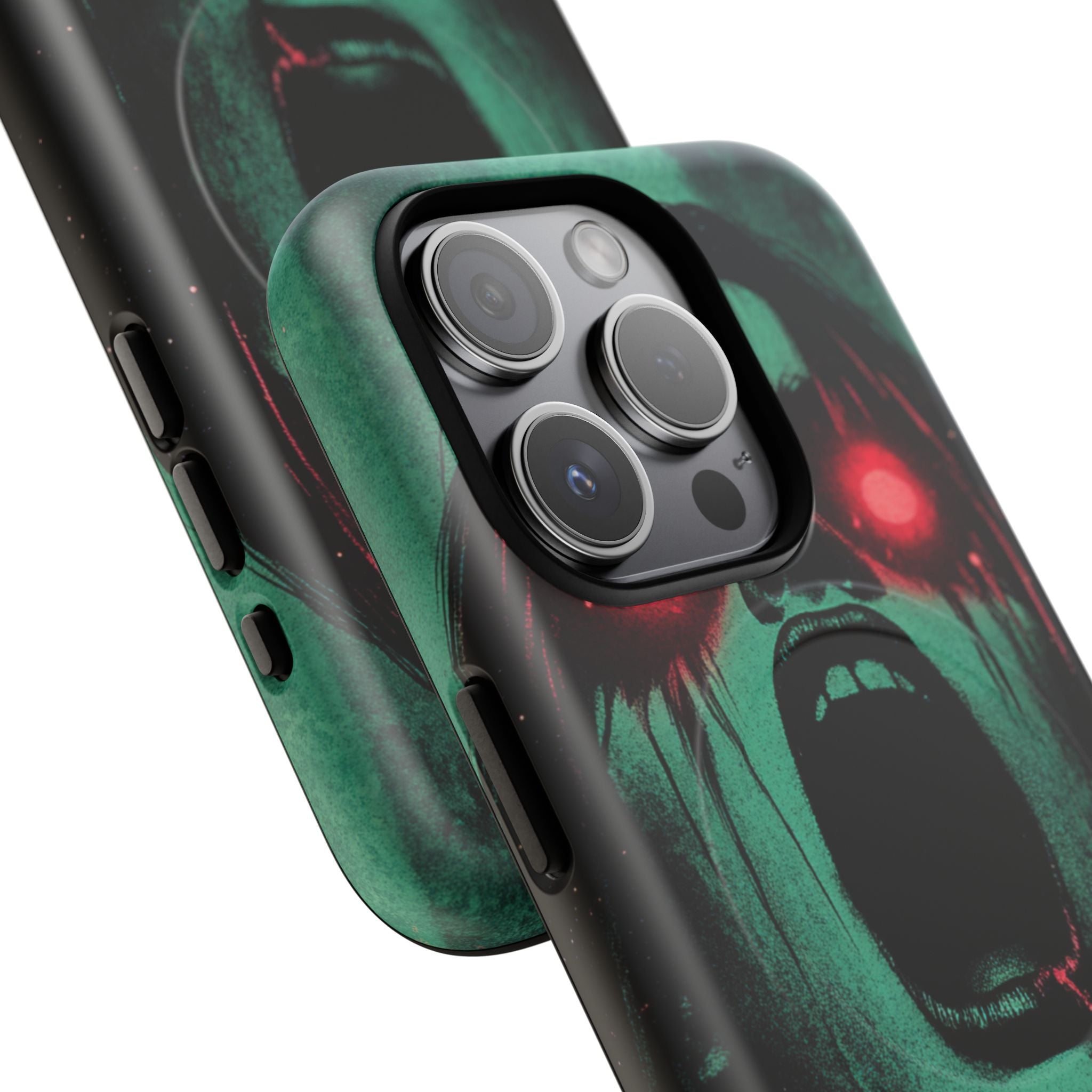 Haunting Glow of Gothic Eyes iPhone 15  Tough+ Phone Case