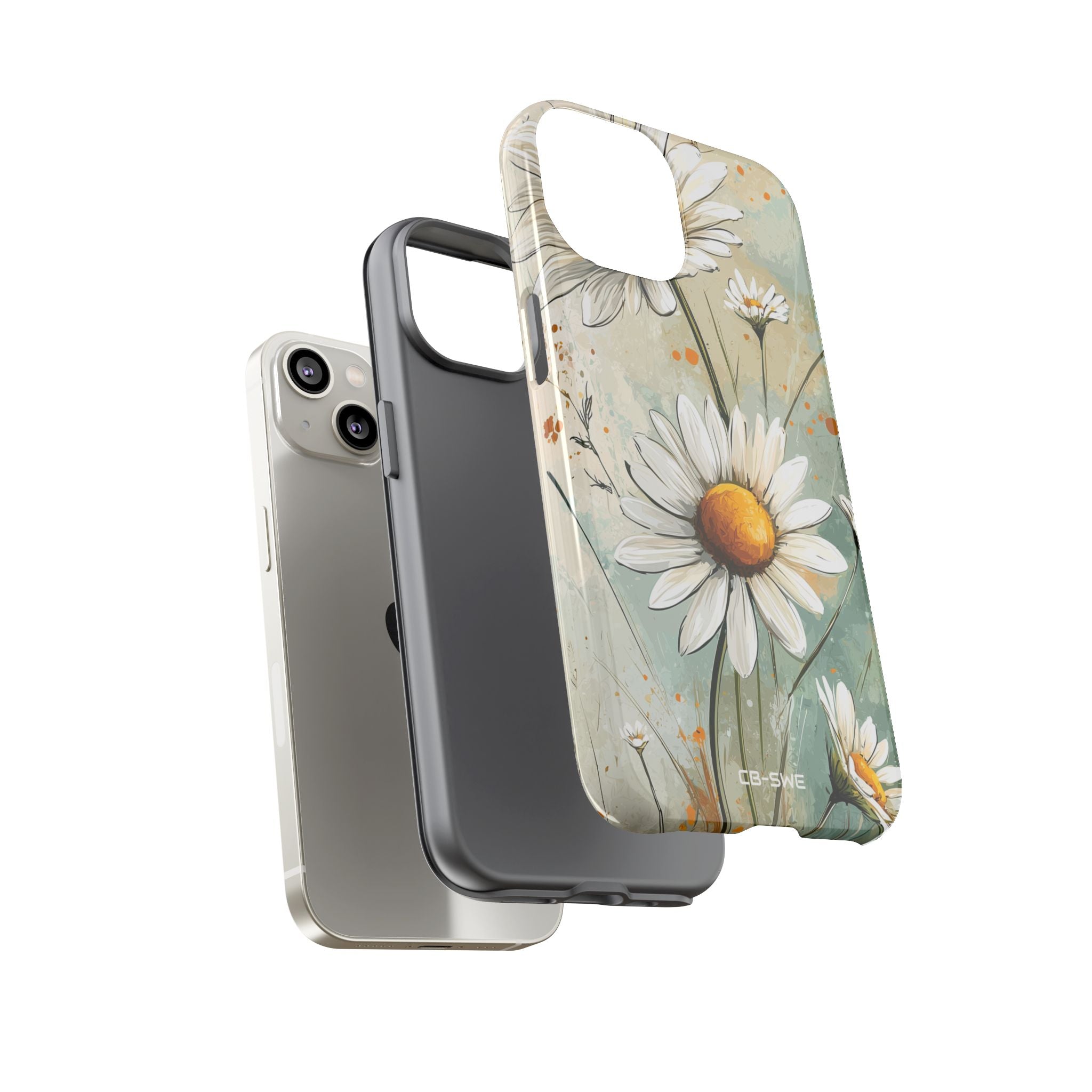 Daisies Dance Light - iPhone Case