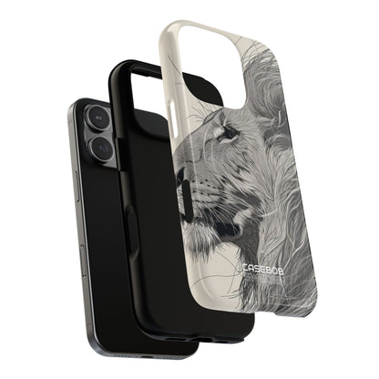 Majestic Lion Profile iPhone 16 - Tough+