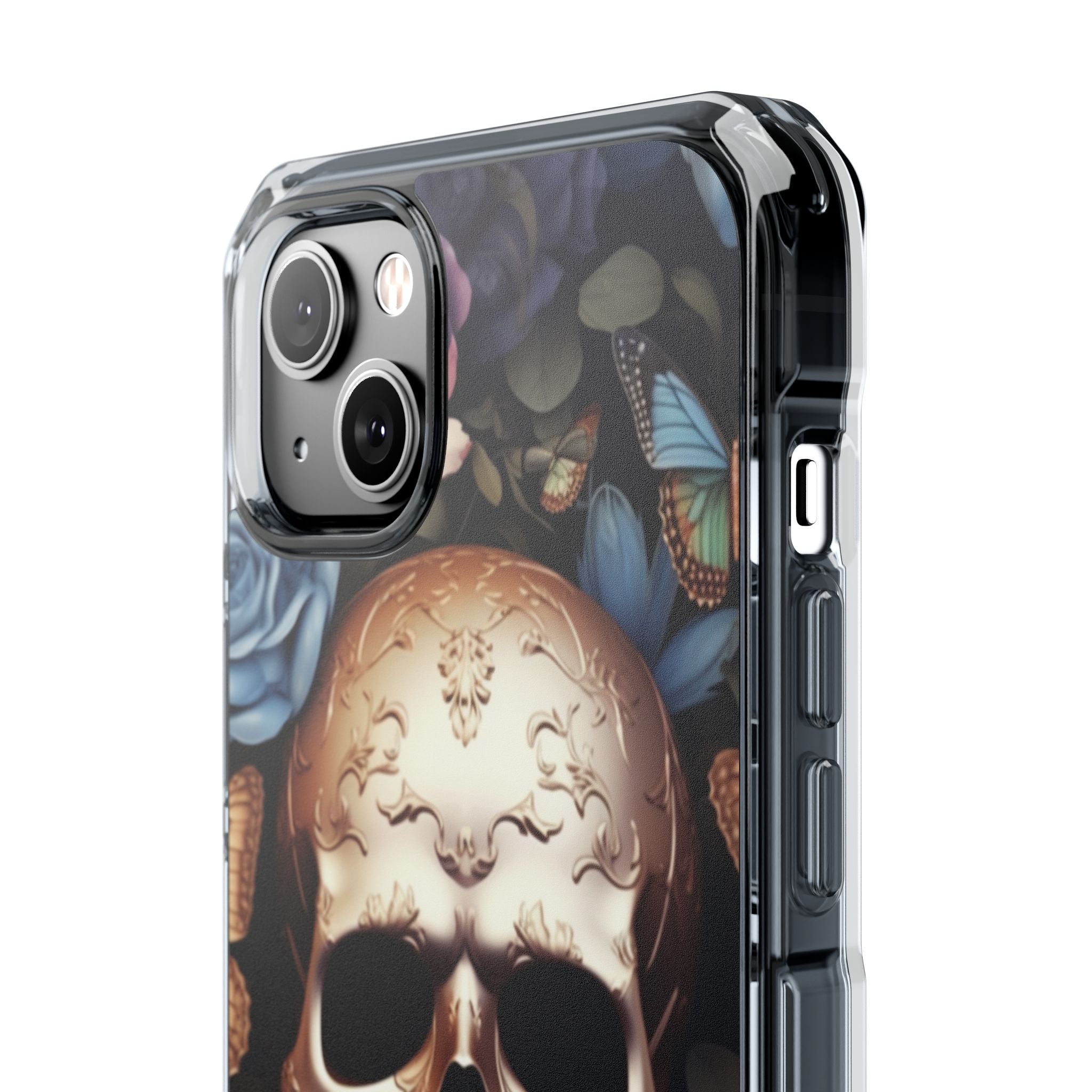 Skull Among Blossoms iPhone Case - Impact