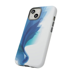 Blue Feathers - Protective Phone Case