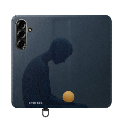 Kuunvalon Siluetti - Samsung S25 Case - Lompakkotyyppinen