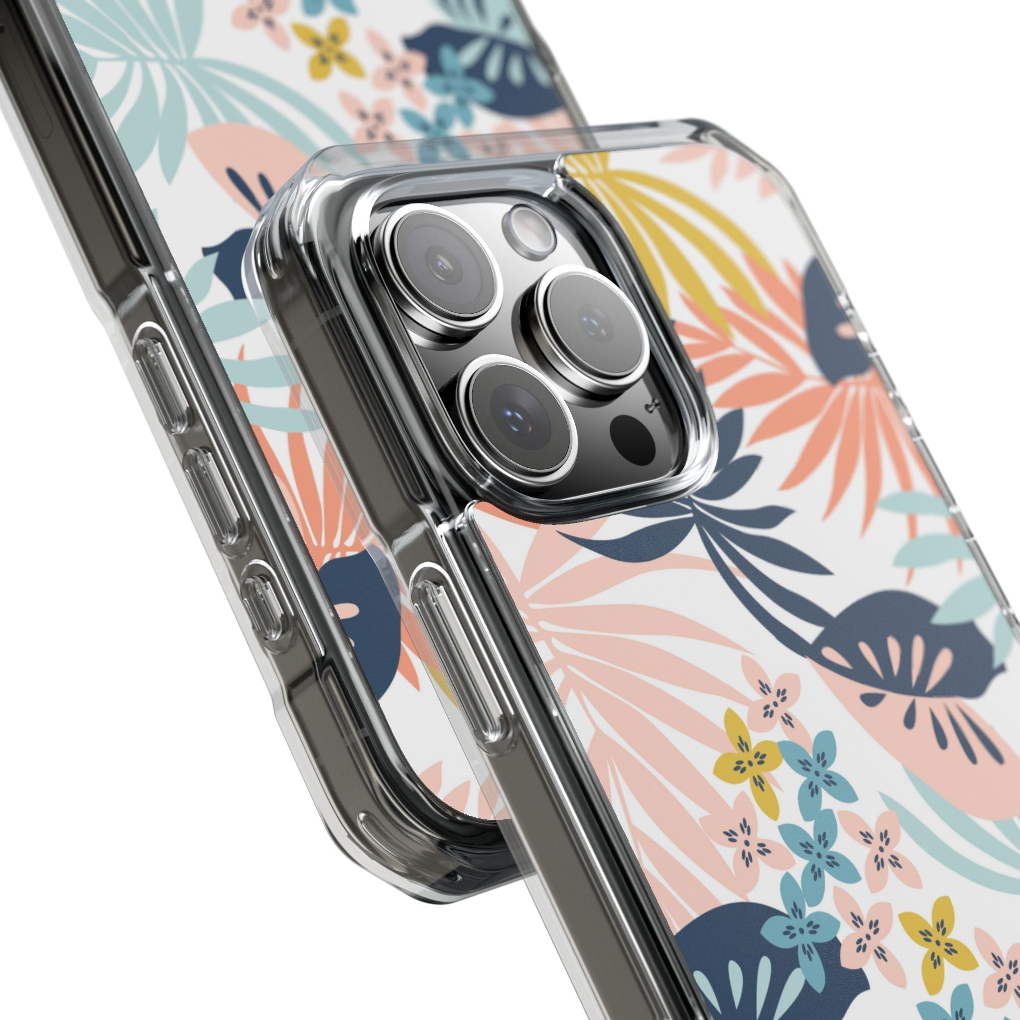 Tropical Foliage Blooms iPhone Case - Impact