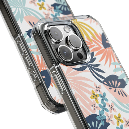 Tropical Foliage Blooms iPhone Case - Impact