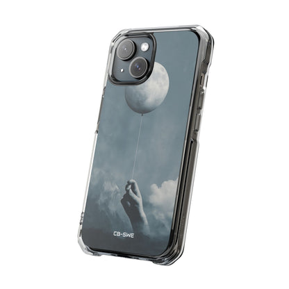Moon Cradled Softly iPhone Case - Impact