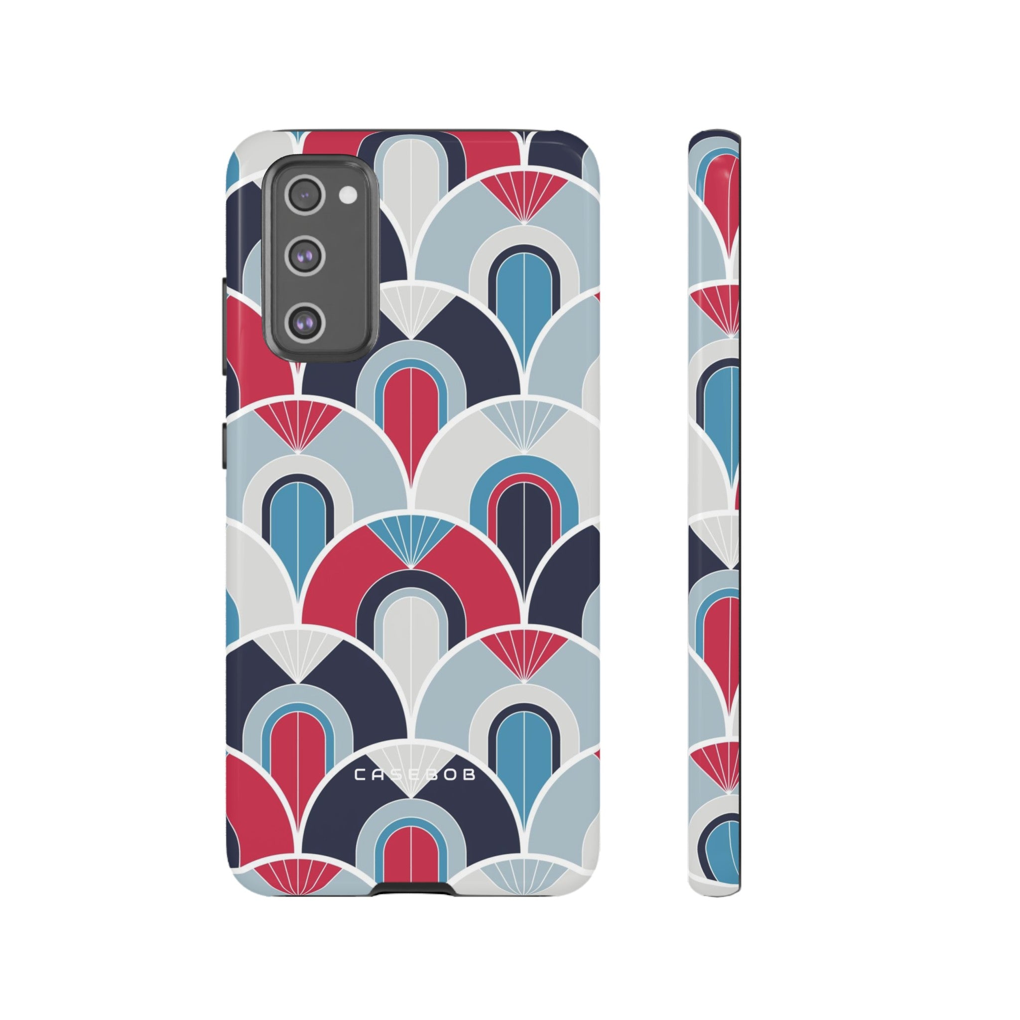 Blue Retro - Protective Phone Case