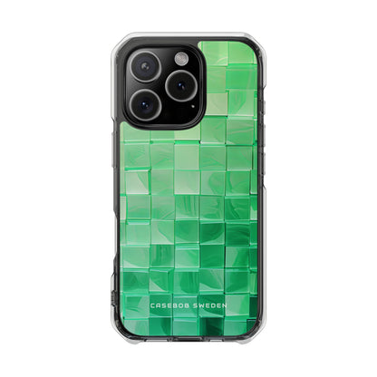 Gradient Verdegrid iPhone 16 - Clear Impact Phone Case