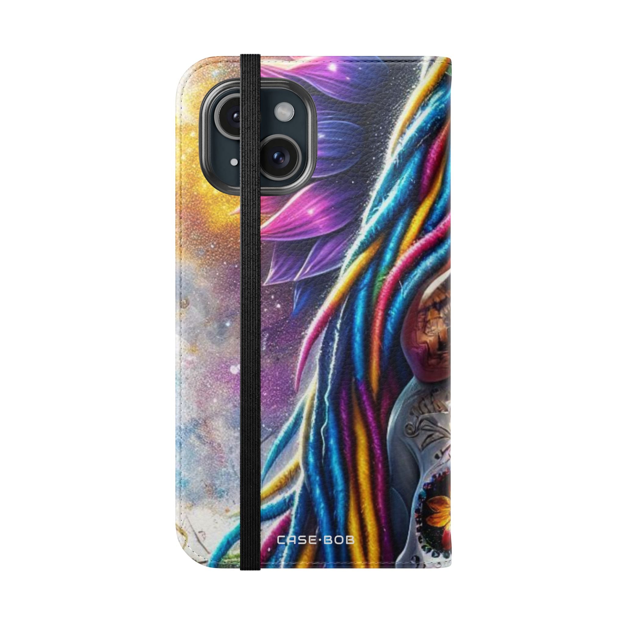 Skull Bloom - iPhone 15 Case - Wallet