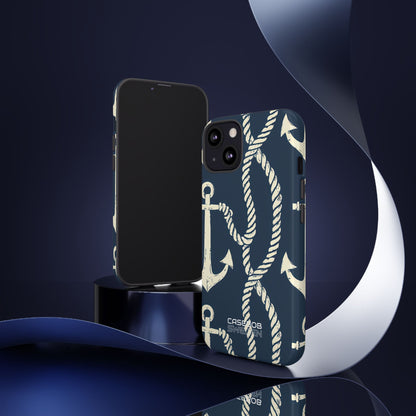 Nautical Anchors Rope iPhone 13 - Tough