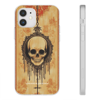 Gothic Skull Elegance iPhone 12 - Flexi Phone Case