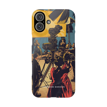 Golden Era Cinematic Spotlight iPhone 16 - Slim Phone Case