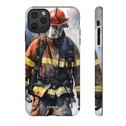 Firefighter In Motion - iPhone Case