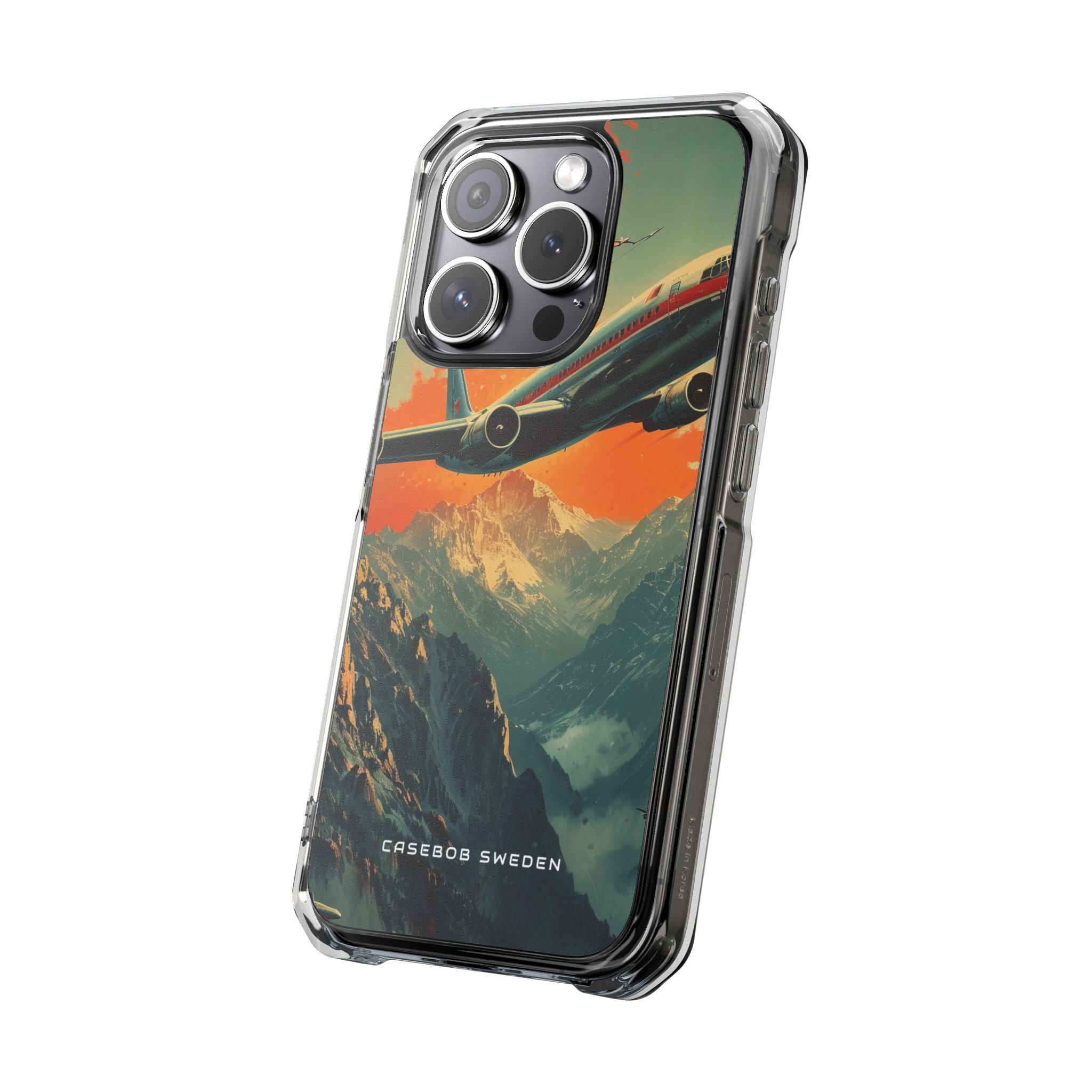 Vintage Skyward Adventure iPhone 15 - Clear Impact Phone Case