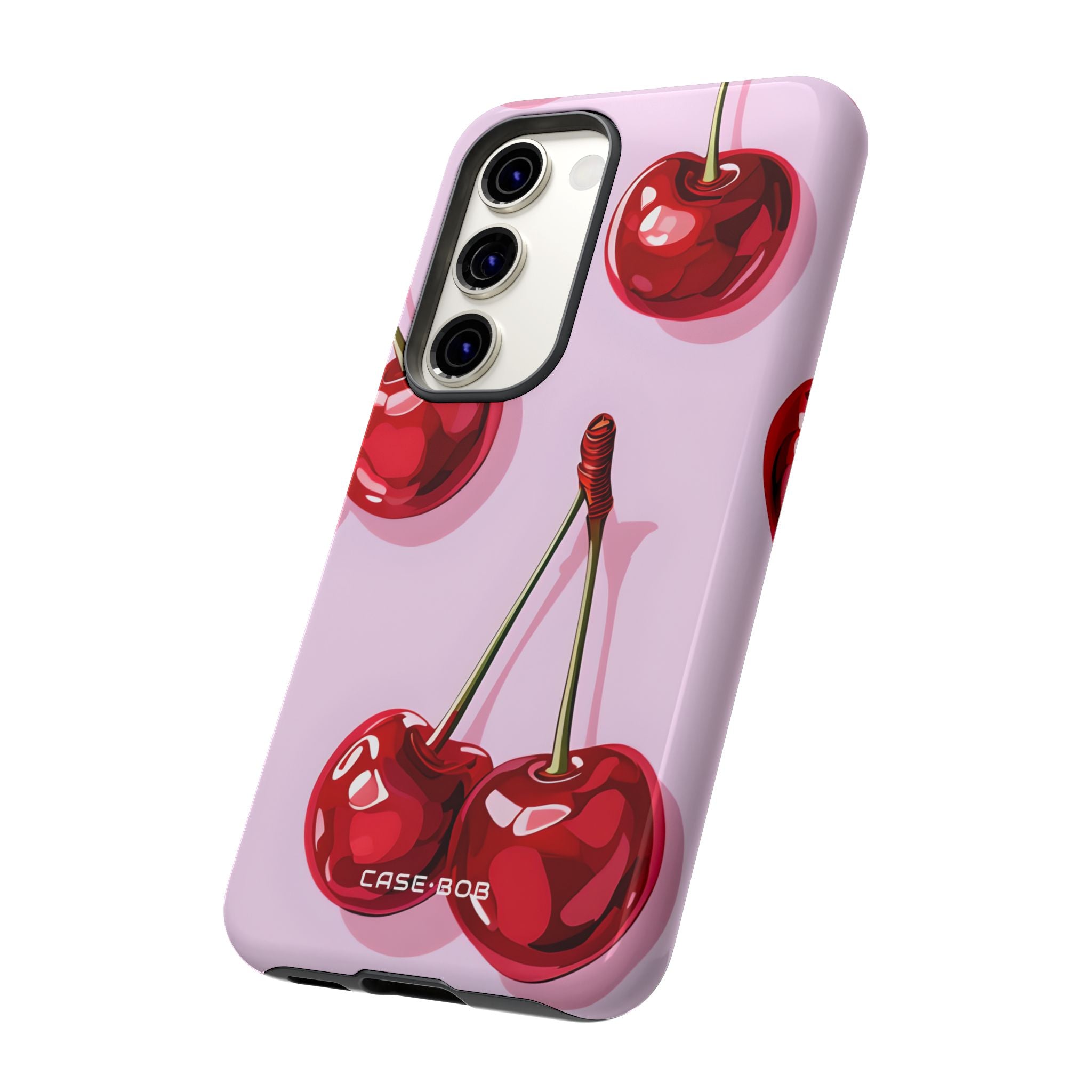 Glossy Cherry Burst Samsung S23 Case - Tough
