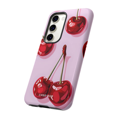 Glossy Cherry Burst Samsung S23 Case - Tough