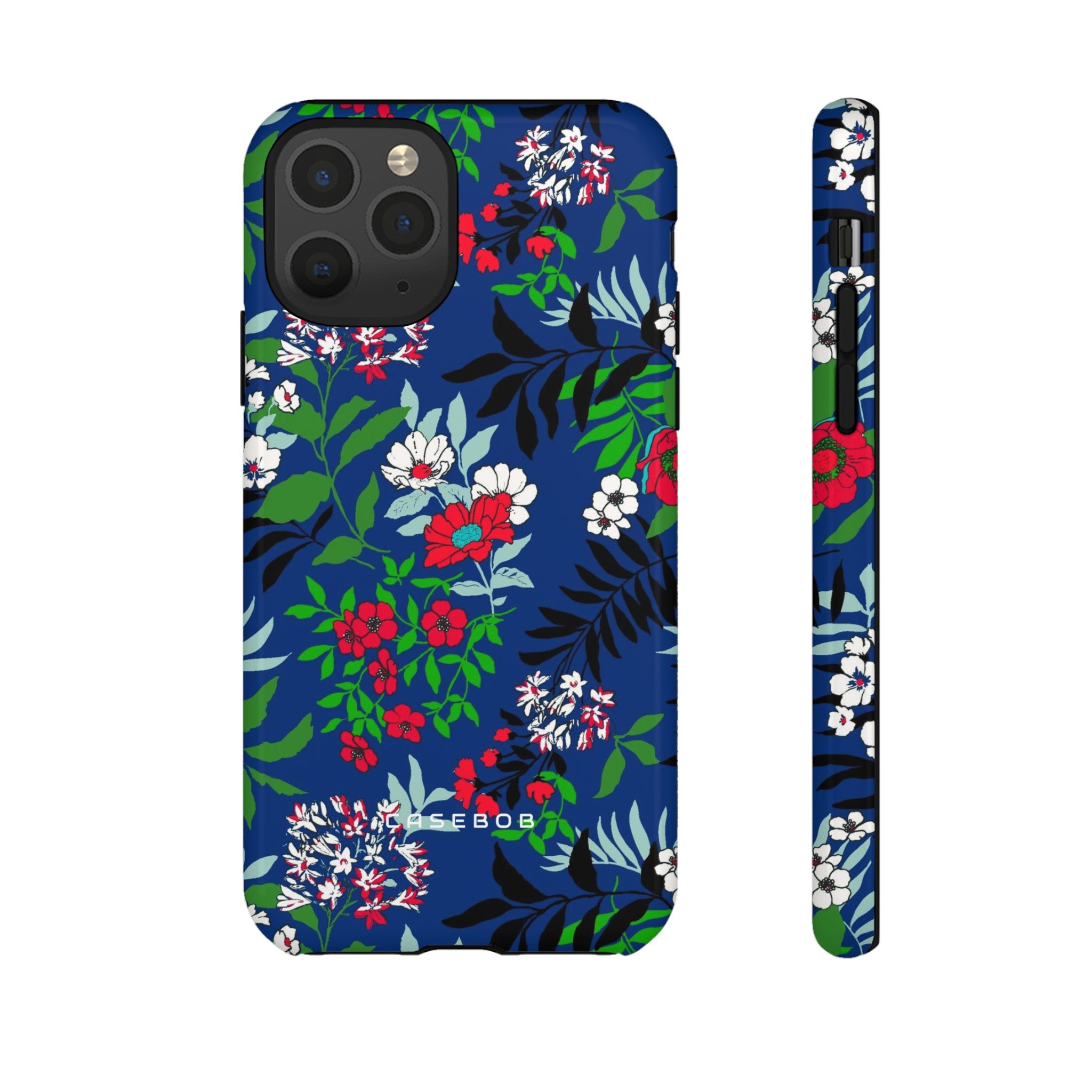 Blue Art Flowerfield - Protective Phone Case