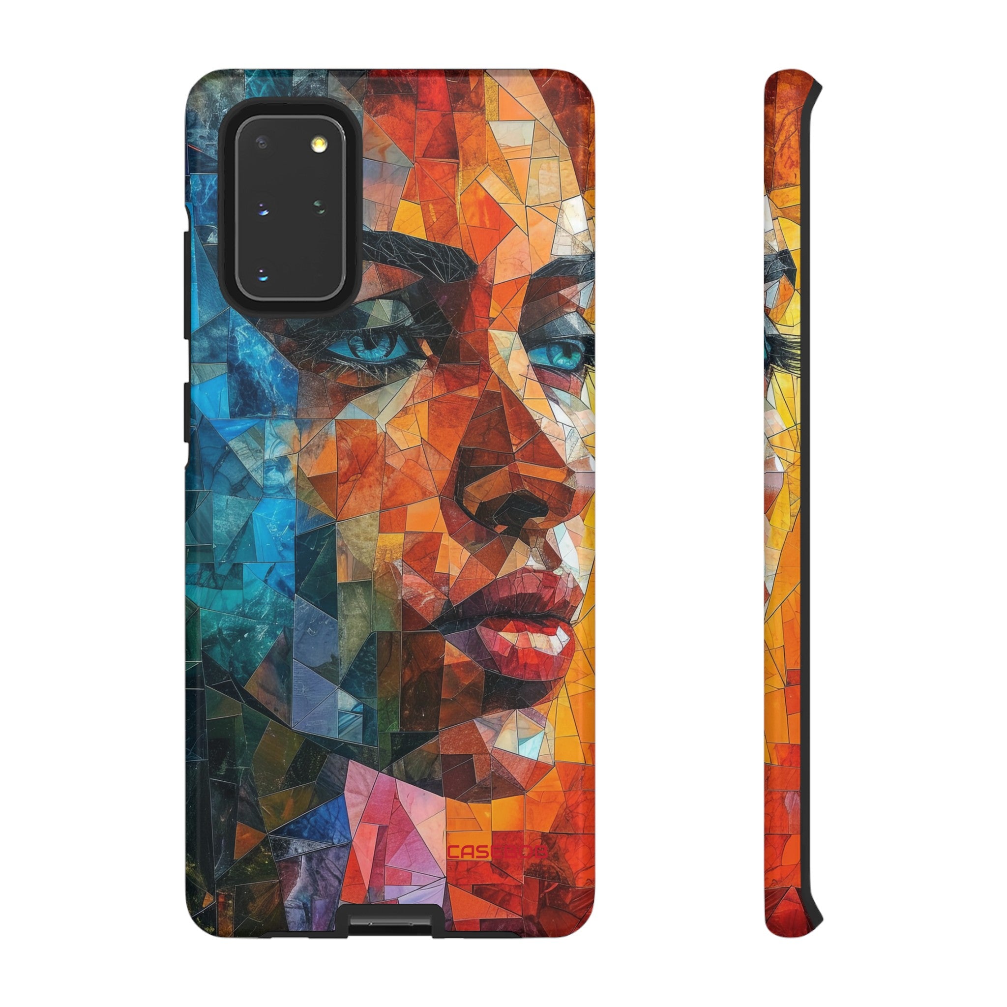 Geometric Fusion Lady - Protective Phone Case