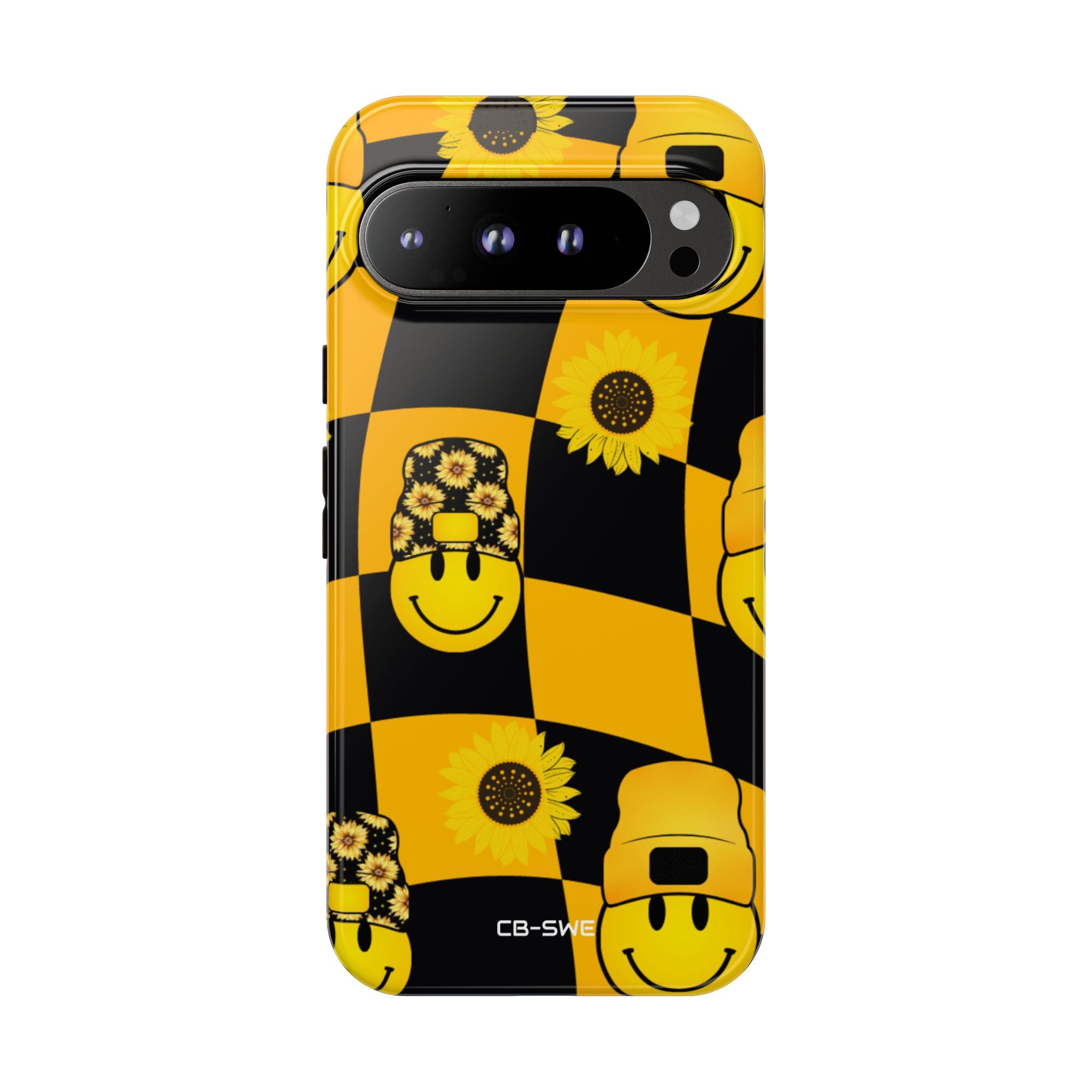 Joyful Checkered Smiles - Google Pixel Case