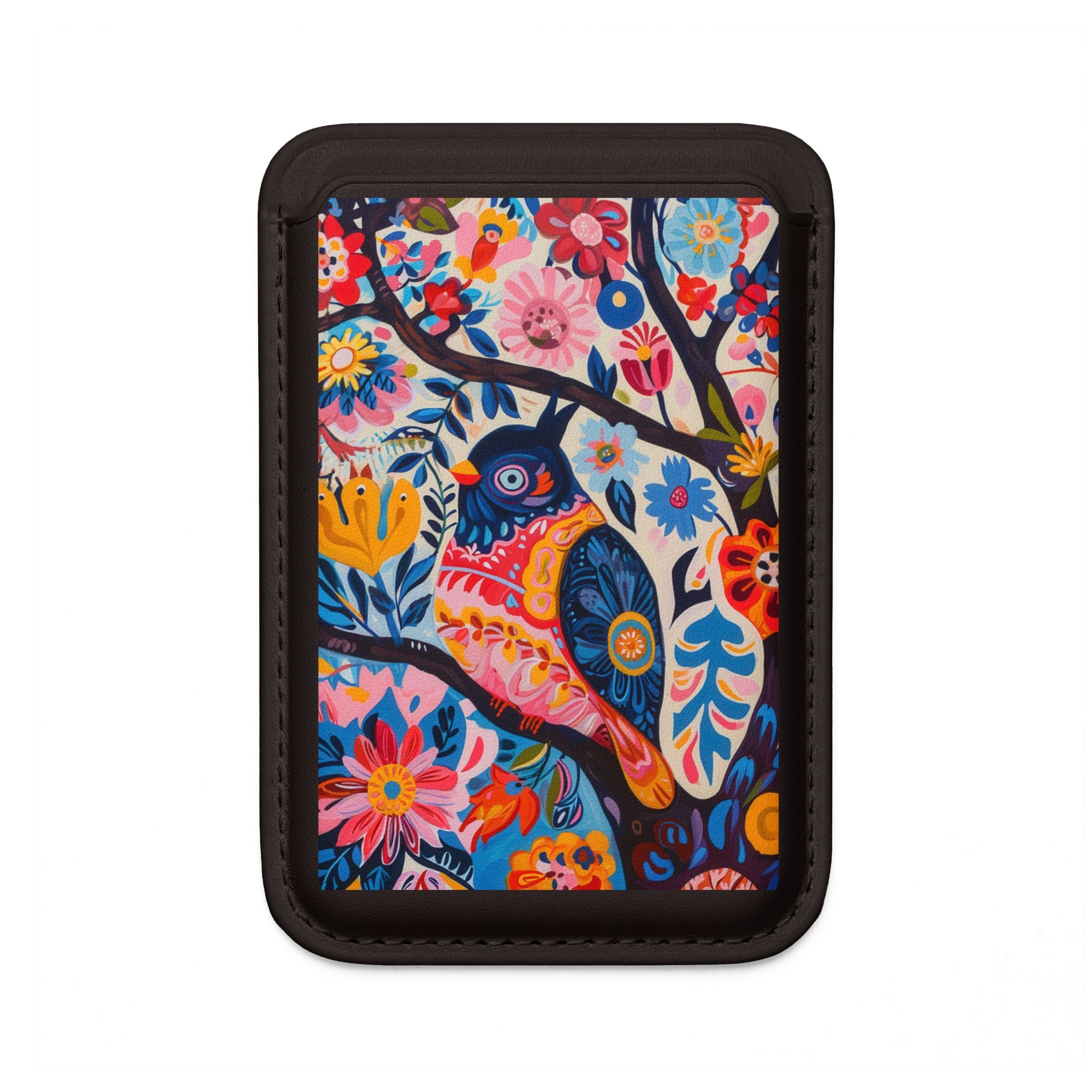 Ornate Owl Bloom Wallet – MagSafe Ready