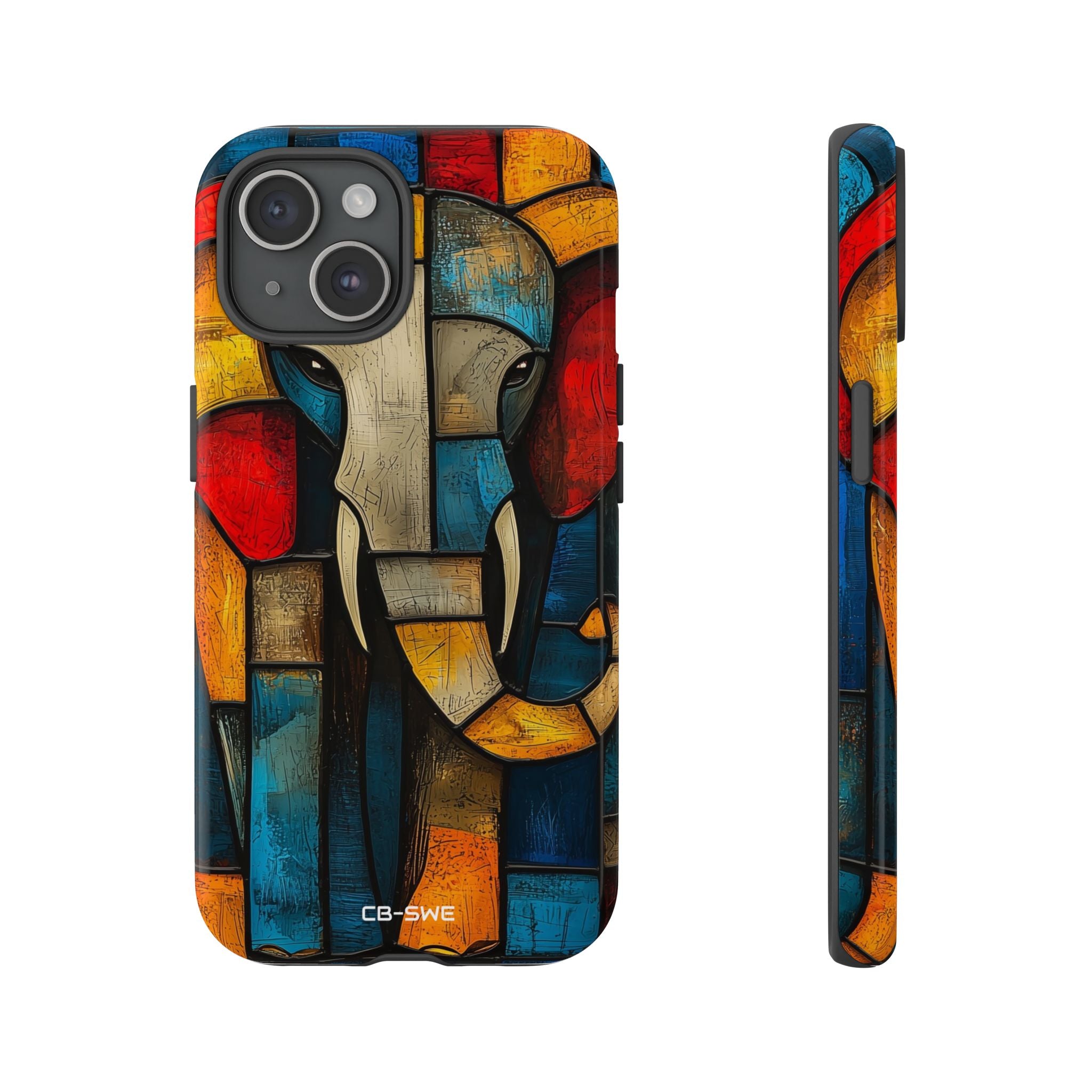 Elephant Shapes Dance - iPhone Case