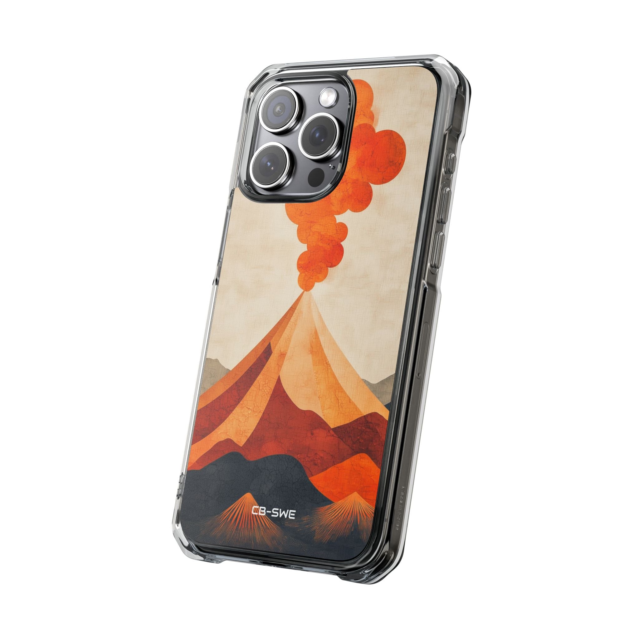 Erupting Heat Waves iPhone Case - Impact