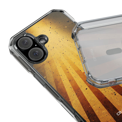 Golden Rays Emanate iPhone Case - Impact